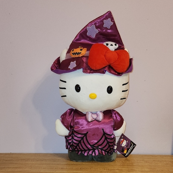 Hello Kitty Other - Hello Kitty Halloween Witch Plush 20”
